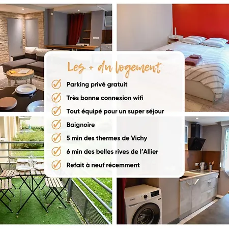 Apartment Calme Et Terrasse Privee Pres De Vichy *